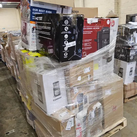 PALLET OF APPROXIMATELY 27 UNPROCESSED RAW RETURN HOUSEHOLD AND ELECTRICAL GOODS TO INCLUDE;