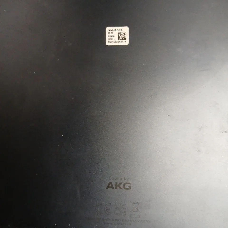 SAMSUNG GALAXY TABLET – BLACK, AKG SOUND (SM-P619)