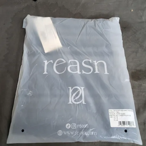 BAGGED REASN THE SCULPT HIGH WAIST LEGGINGS – CORE BLACK, UK 18 