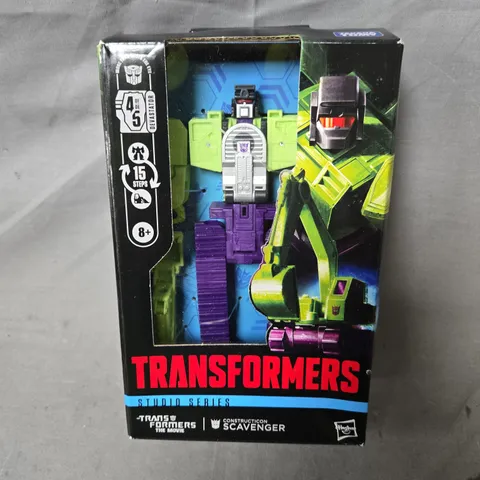 TRANSFORMERS STUDIO SERIES CONSTRUCTICON SCAVENGER ACTION FIGURE - BOXED