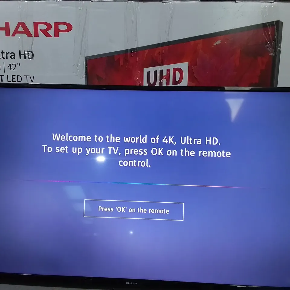 BOXED SHARP SMART TV 4K UHD 42" 4K ULTRA HD 42CJ2E