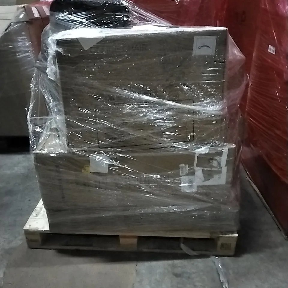 PALLET OF HOUSEHOLD ITEMS TO INCLUDE OFFICE CHAIR,  FOAM MATTRESS AND OTHER ASSORTED ITEMS...