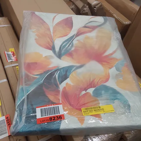 BAGGED ABSTRACT FLOWERS NO.1 - WRAPPED CANVAS PRINT