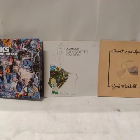 The Kooks – The Best of… So Far; Joni Mitchell – Ladies of the Canyon; Joni Mitchell – Count and Speak (3 Vinyl LPs)