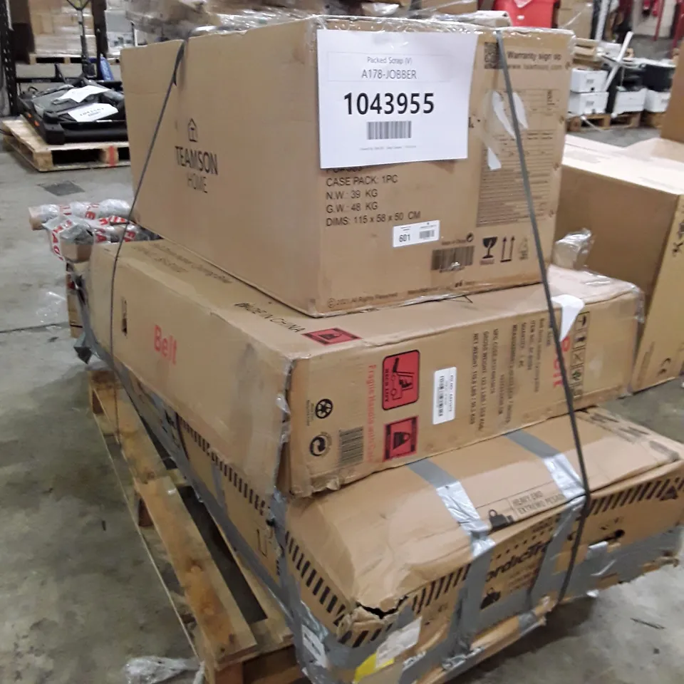 PALLET OF APPROXIMATELY 4 ASSORTED UNPROCESSED RAW RETURNS TO INCLUDE;