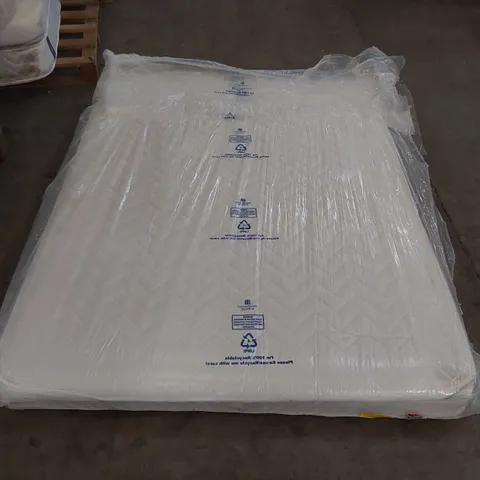 QUALITY BAGGED 4'6" DOUBLE SERENITY HYBRID COIL AND MEMORY FOAM MATTRESS