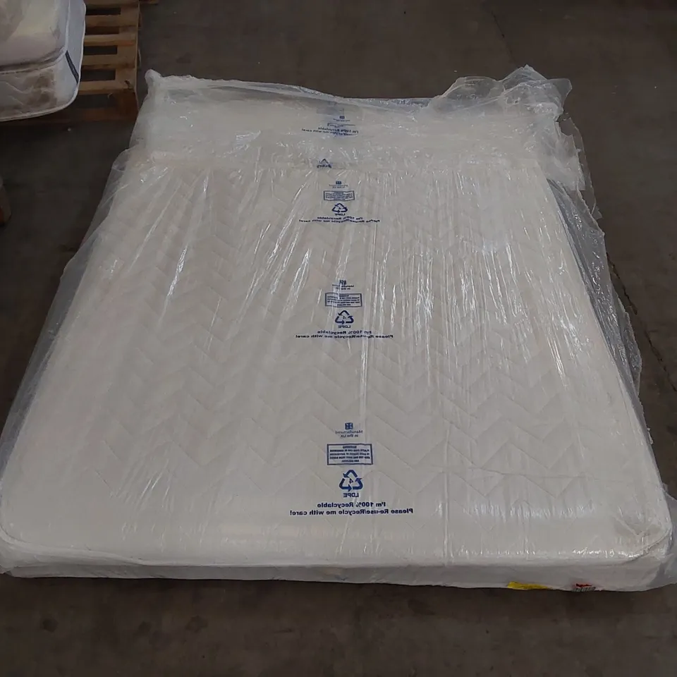 QUALITY BAGGED 4'6" DOUBLE SERENITY HYBRID COIL AND MEMORY FOAM MATTRESS