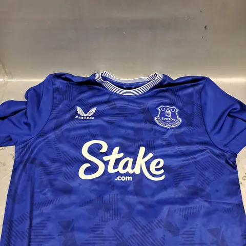 EVERTON FC HOME JERSEY SIGNED FOOTBALL SHIRT - COLEMAN