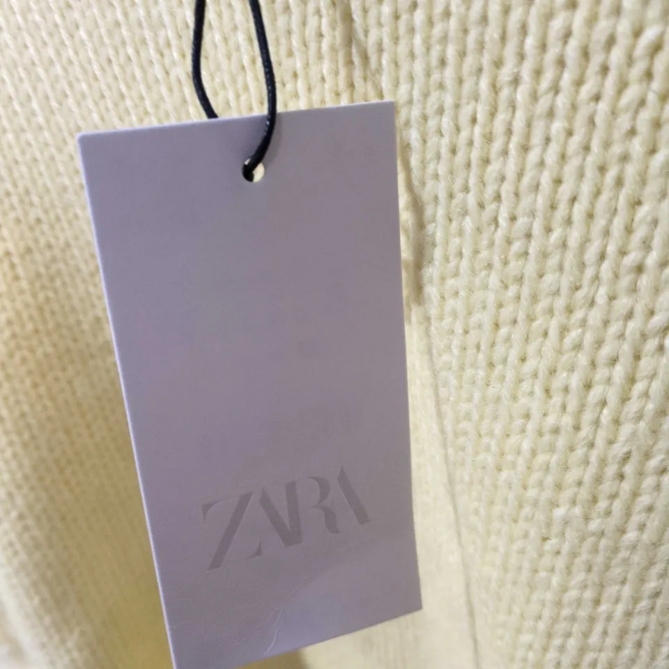 ZARA KNIT JUMPER – YELLOW, WOMEN’S, SIZE S