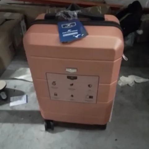 LUGG JETSET TRAVEL SUITCASE ORANGE 