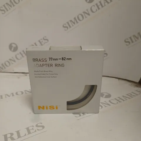 BOXED NISI 77MM-82MM BRASS ADAPTER RING
