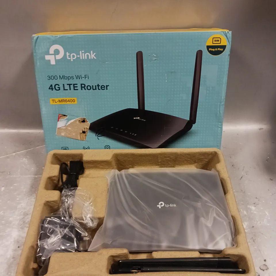 BOXED TP-LINK TL-MR6400 4G LTE ROUTER 