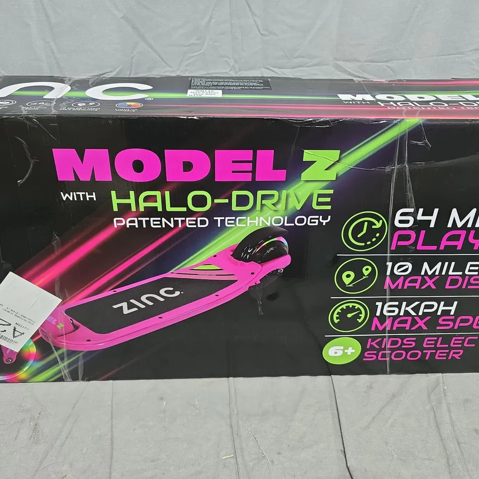 BOXED ZINC MODEL Z KIDS ELECTRIC SCOOTER