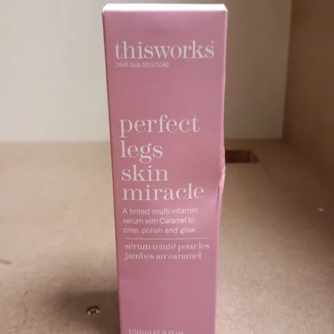THIS WORKS PERFECT LEGS SKIN MIRACLE – TINTED MULTI-VITAMIN SERUM, 150ML