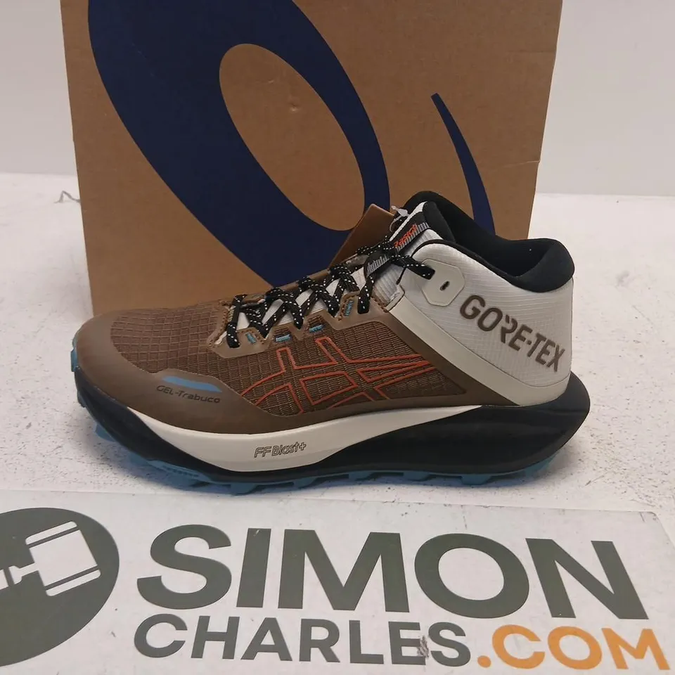 ASICS GEL-TRABUCO MT GTX HIKING SHOES – CLAY CANYON/SPICE LATTE, UK 7.5