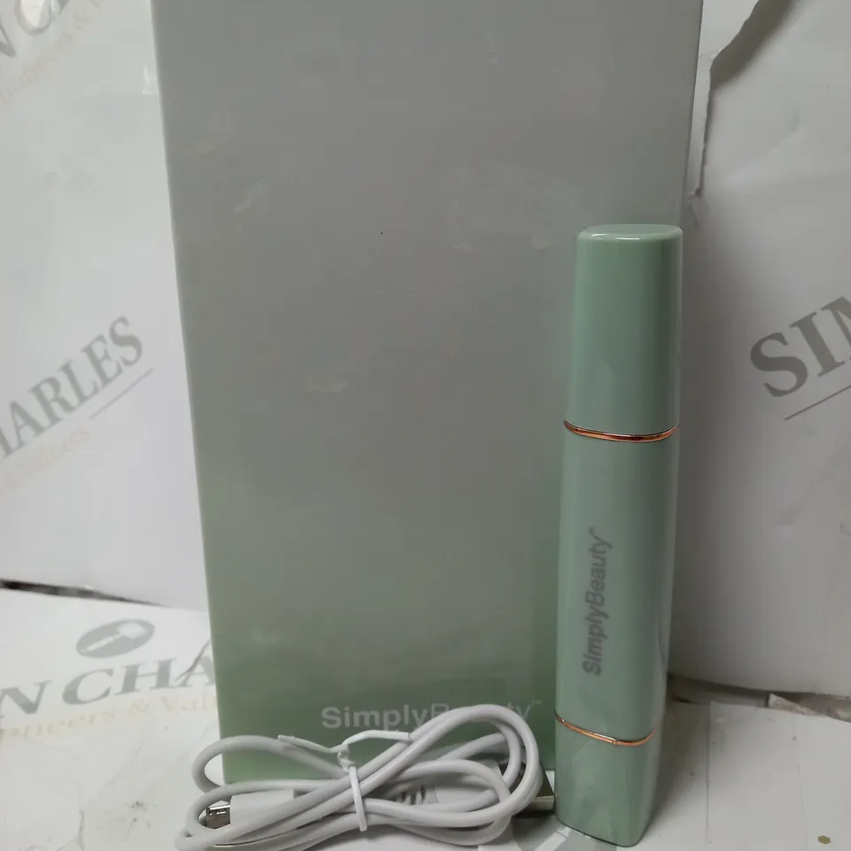 SIMPLY BEAUTY 2 IN 1 SUPER SMOOTH FACE & BROWS HAIR REMOVER SYSTEM GREEN