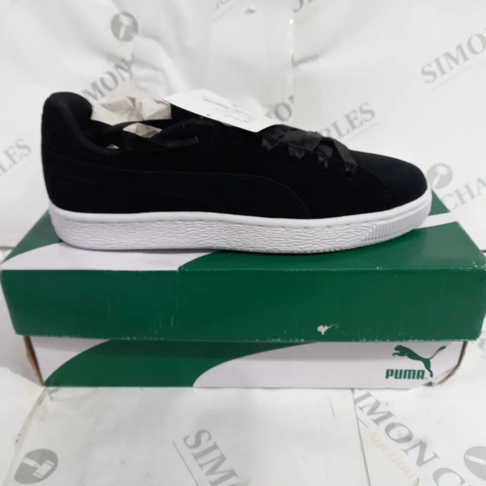 PUMA SUEDE CRUSH BLACK SIZE 4