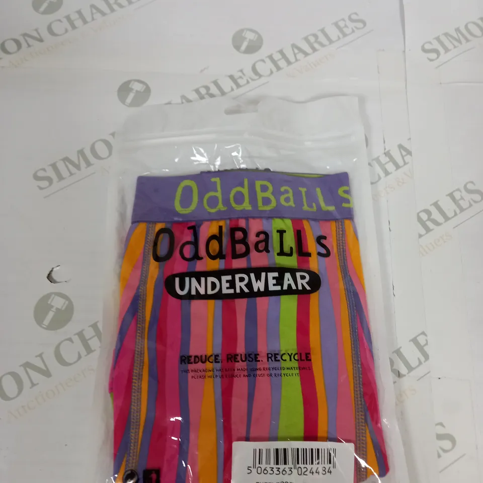 ODDBALLS TUTTI BOOTY MENS BOXER SHORTS SIZE L