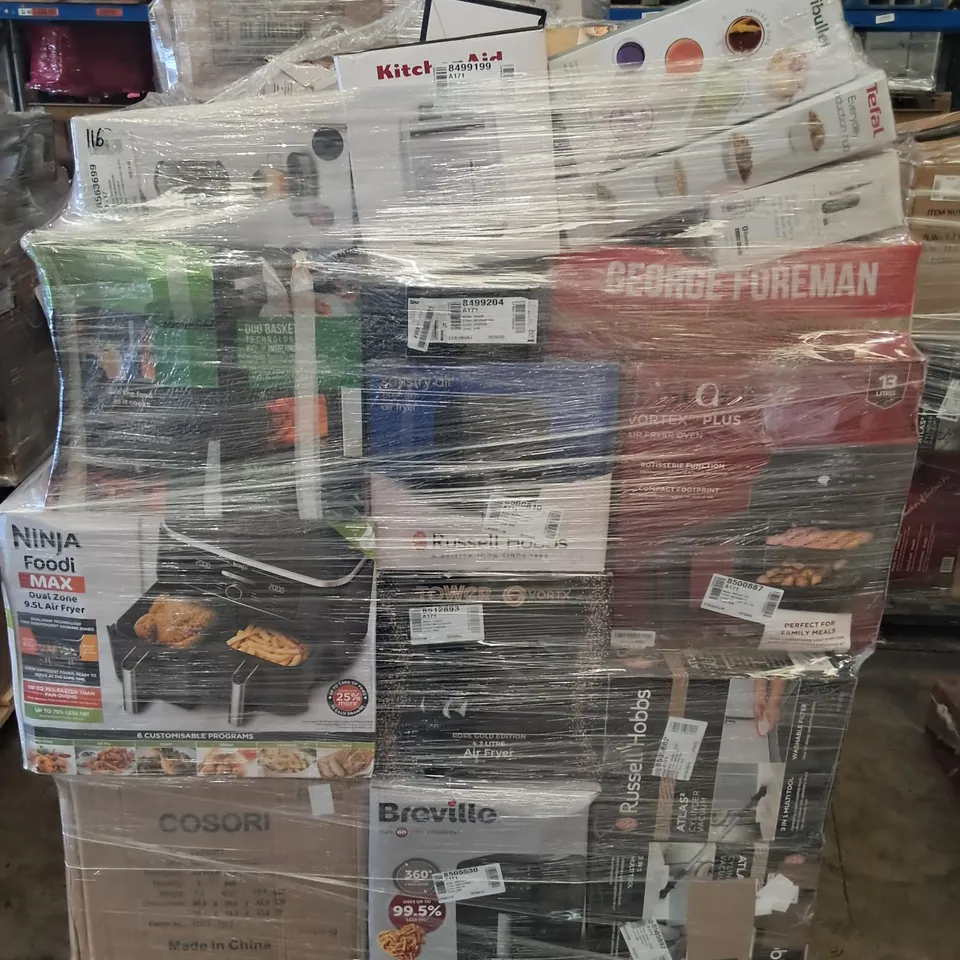 PALLET OF APPROXIMATELY 38 UNPROCESSED RAW RETURN HOUSEHOLD AND ELECTRICAL GOODS TO INCLUDE;