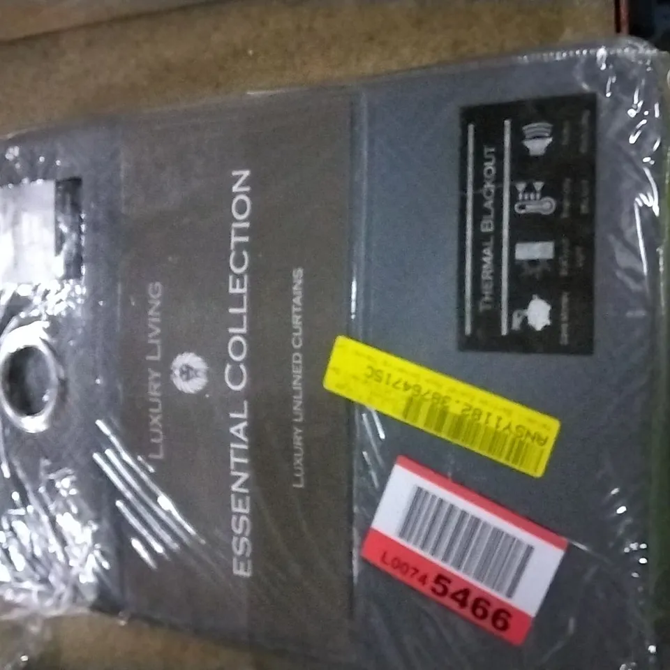 YELDELL BERTRAM EYELET ROOM DARKENING THERMAL CURTAINS COLOUR: SILVER