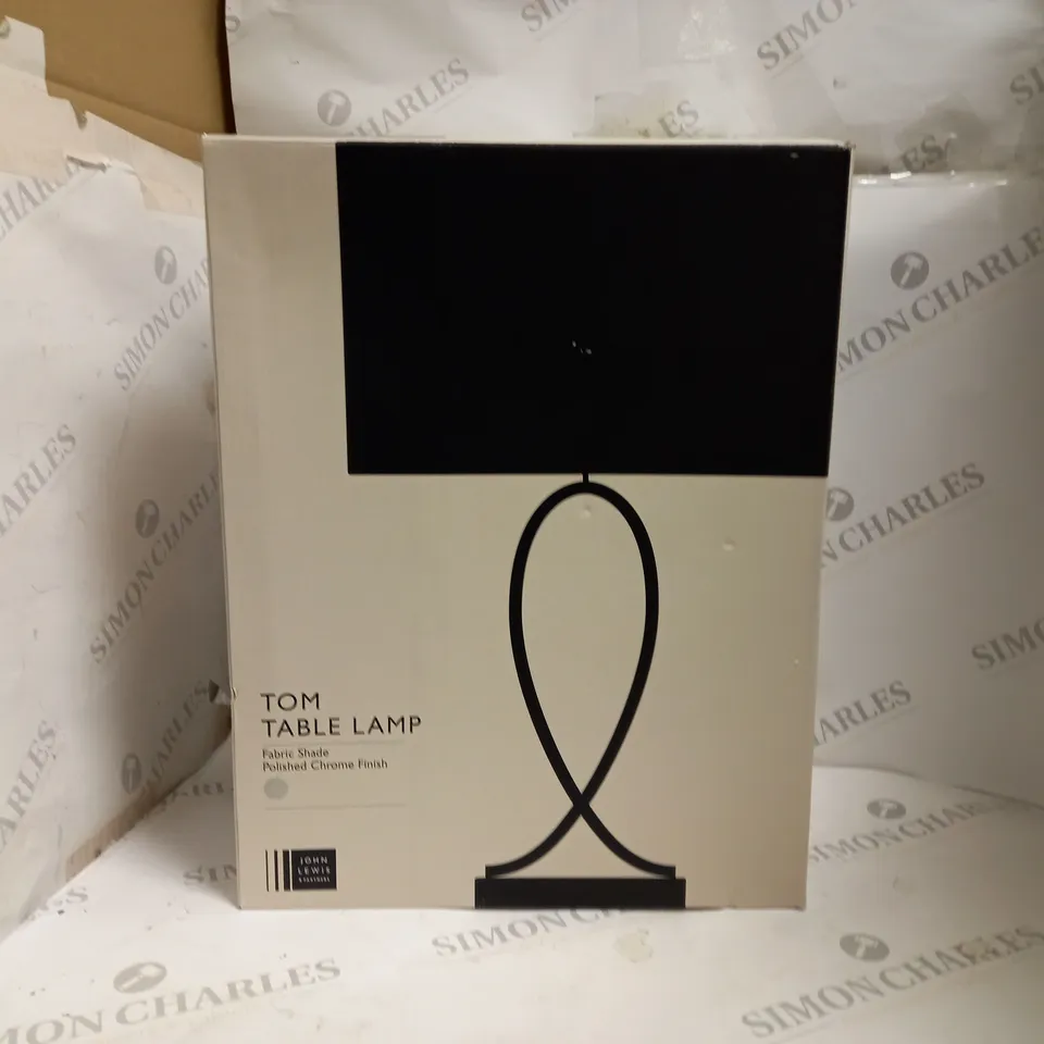 BOXED JOHN LEWIS TOM TABLE LAMP