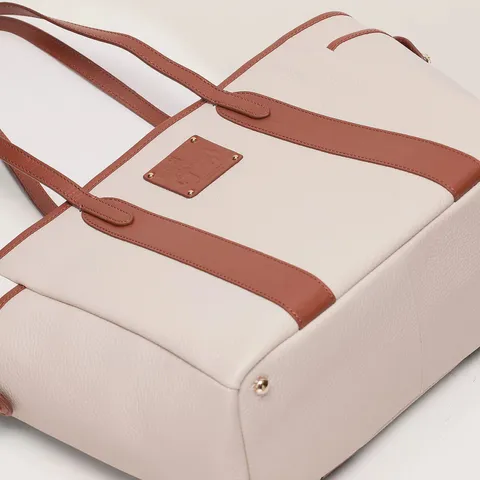 PAUL COSTELLOE LARGE LEATHER TOTE HANDBAG