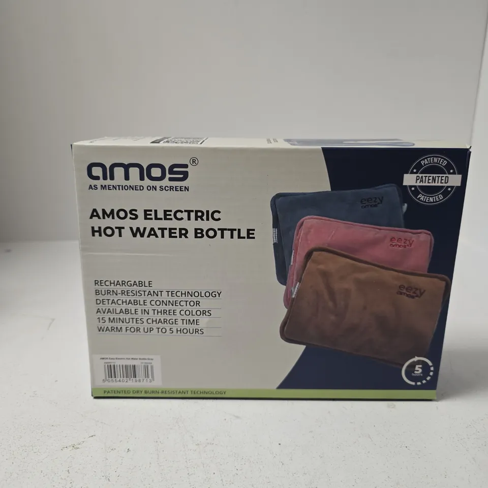 AMOS EEZY ELECTRIC HOT WATER BOTTLE – GREY