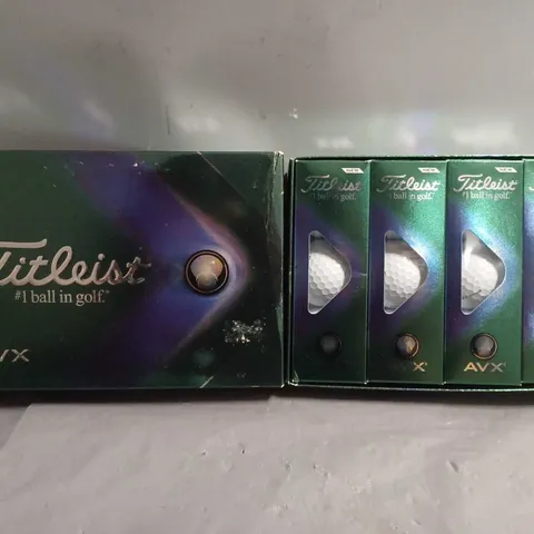 TITLEIST AVX GOLF BALLS, WHITE