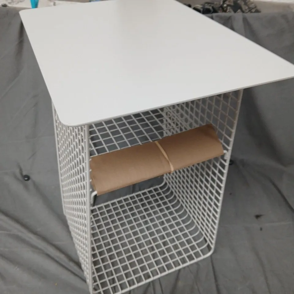 HABITAT CAL BEDSIDE TABLE IN WHITE
