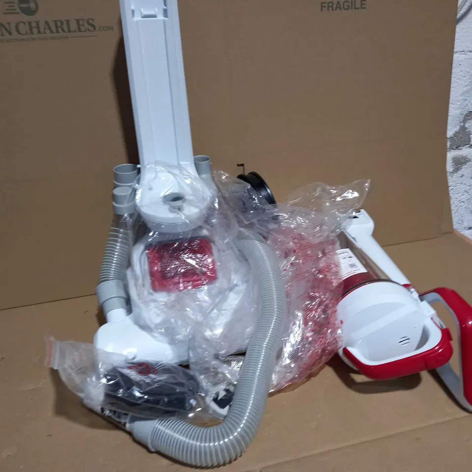 GOBLIN PET UPRIGHT VACUUM CLEANER - WHITE/RED