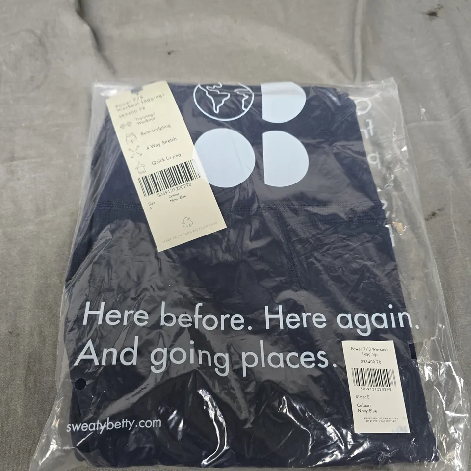 SWEATY BETTY POWER 7/8 WORKOUT LEGGINGS SIZE S