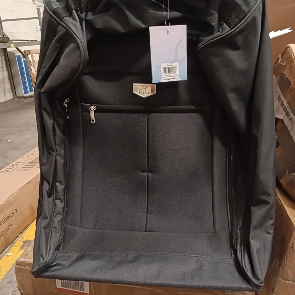 UNBOXED KEPLIN LUGG 25X45X56CM MARS SOFT CABIN BAG WITH WHEELS BLACK COLOUR 