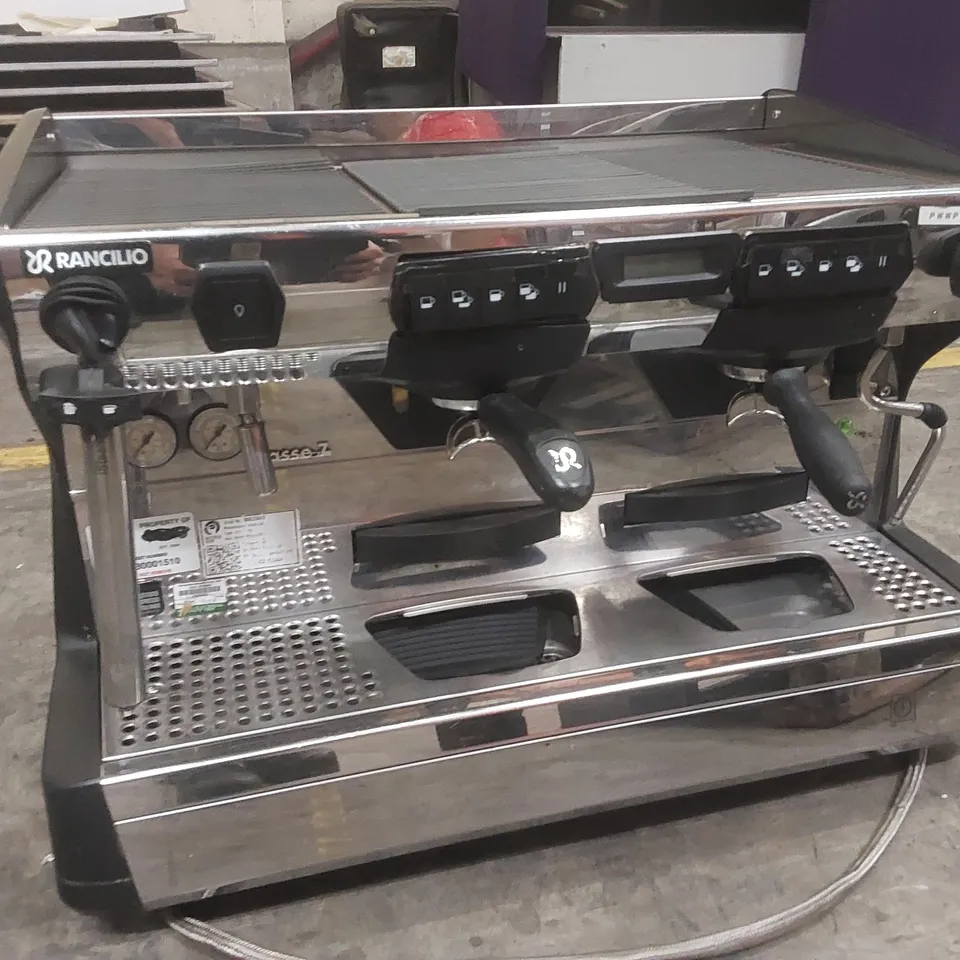 RANCILIO CLASSE 7 COMMERCIAL 2 GROUP COFFEE MACHINE
