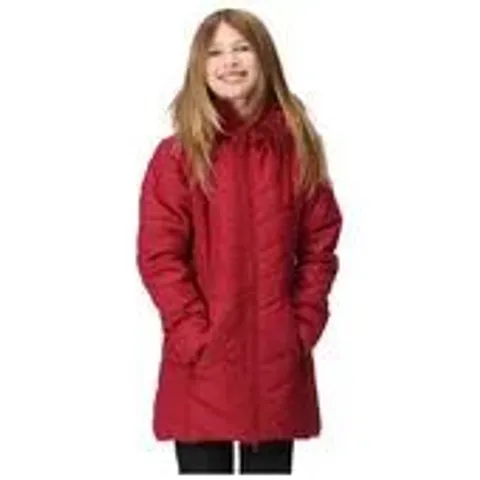 REGATTA KIDS FABRIZIA JACKET (RUMBA RED) 13 YEAR OLD