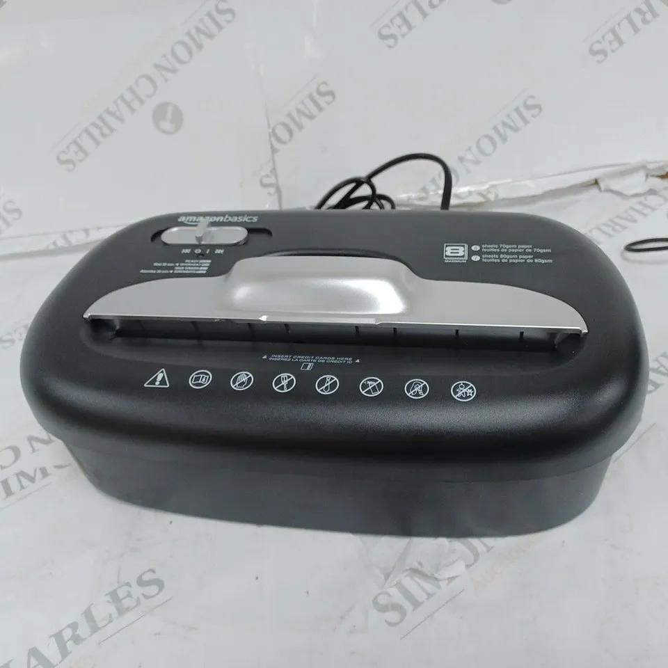 AMAZON BASICS PAPER SHREDDER