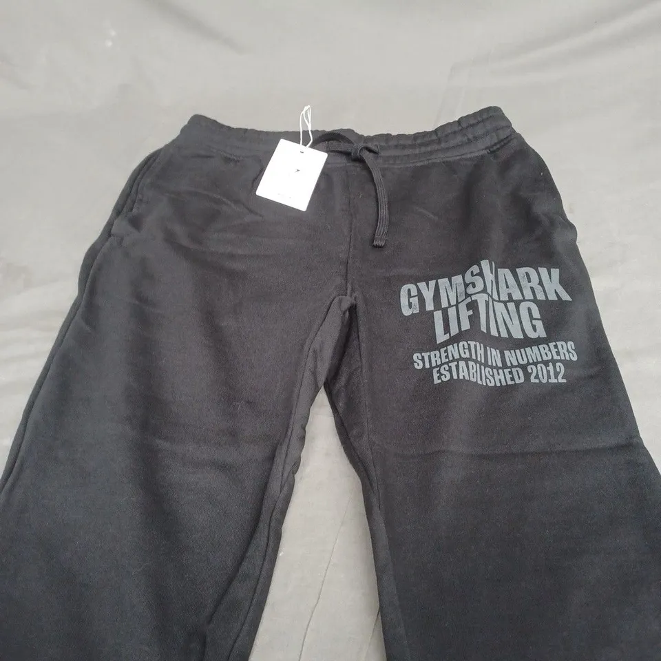 GYMSHARL LIFTING JOGGERS IN BLACK - SMALL