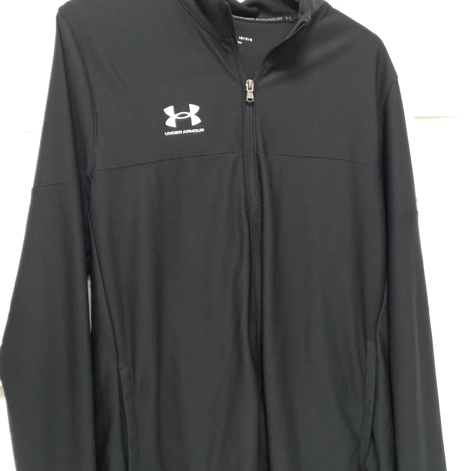 FULL BLACK UNDER ARMOUR TRACKSUIT - SIZE LARGE