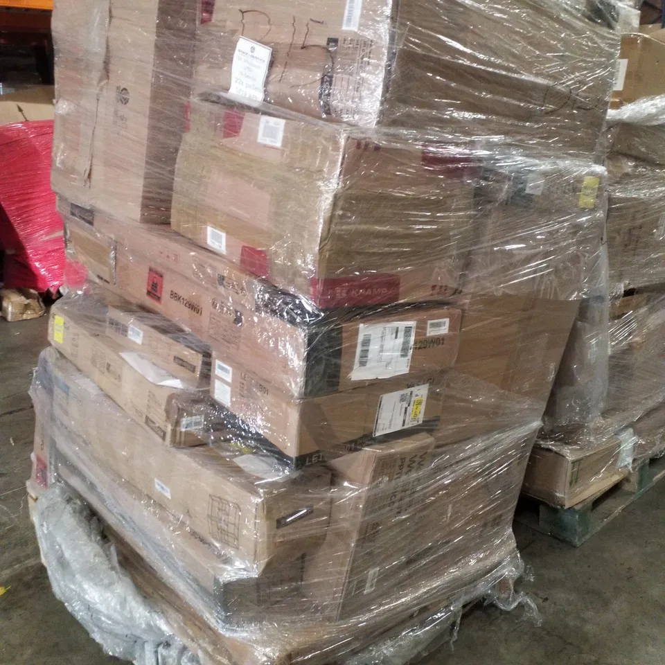 PALLET CONTAINING ASSORTED PRODUCTS INCLUDING CLOTHES RACK, SIDE TABLE & OPEN WARDROBE