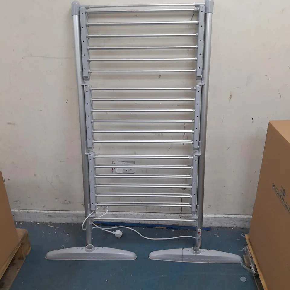 BOXED ORGANISED OPTIONS 3 TIER HEATED AIRER WITH 21M DRYING SPACE - COLLECTION ONLY