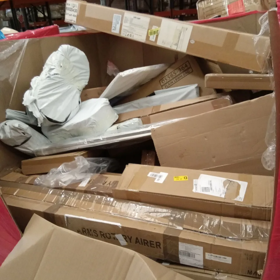 PALLET OF ASSORTED HOUSEHOLD GOODS AND PRODUCTS TO INCLUDE; COMPACT BED RAIL, PET CARRIER, ECO HEATER ETC