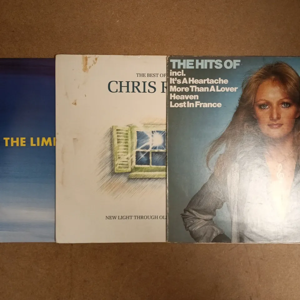 APPROXIAMTELY 10 ASSORTED VINYLS TO INCLUDE BONNIE TYLER, CHRIS REA, ETC