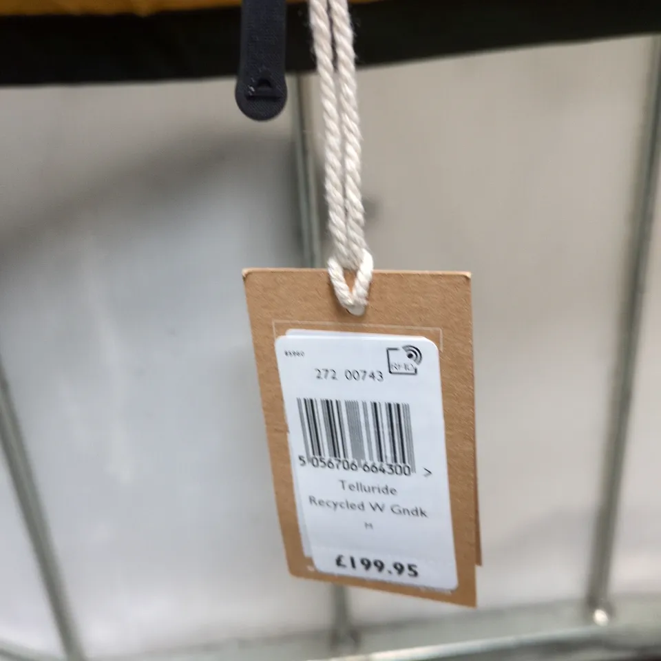 PASSENGER MADE TO ROAM PARKA JACKET – OLIVE GREEN WITH MUSTARD LINING, UK M