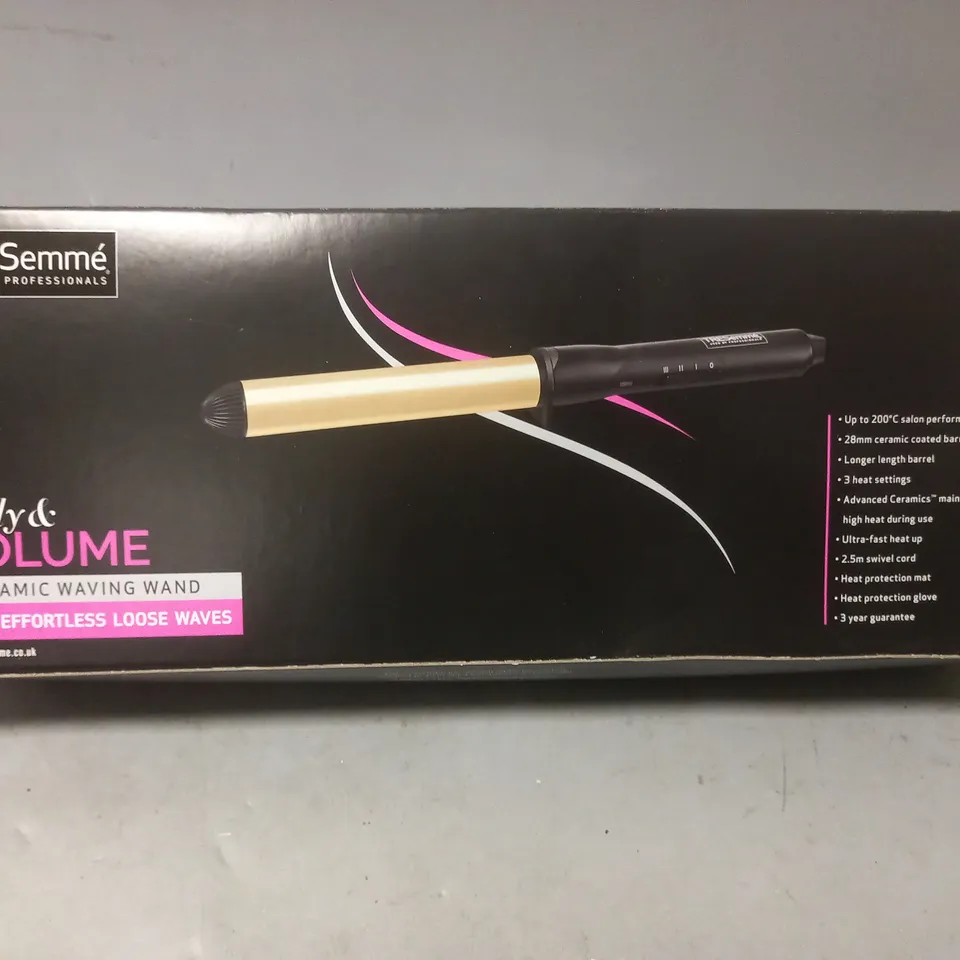 BOXED TRESEMME CERAMIC WAVING WAND 