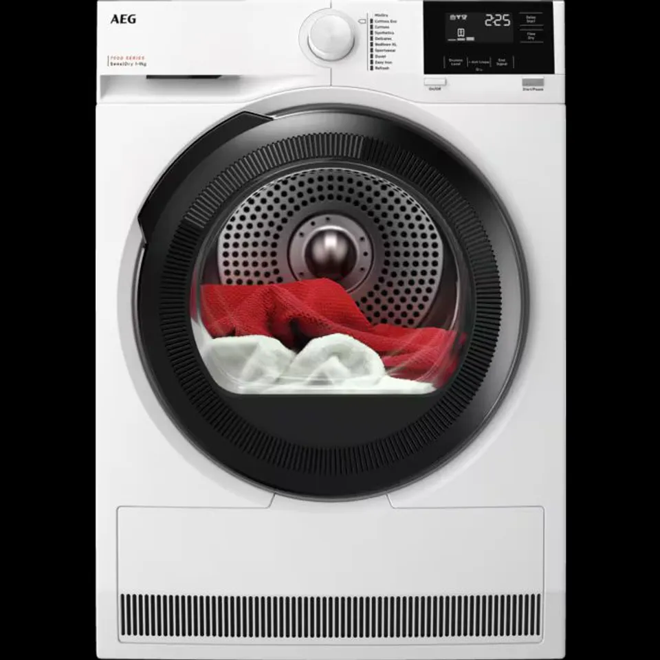 AEG 7000 SENSIDRY HEAT PUMP 9KG TUMBLE DRYER - TR719A4B