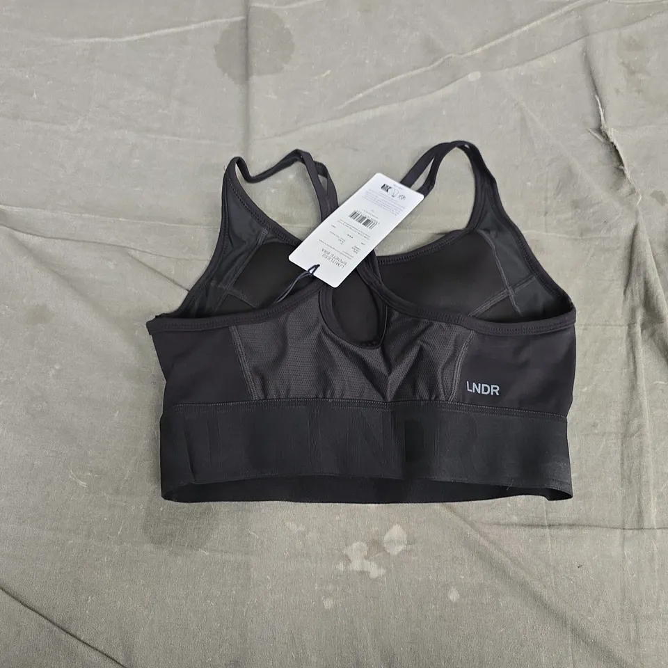 LNDR LIMITLESS SPORTS BRA - BLACK - SIZE M