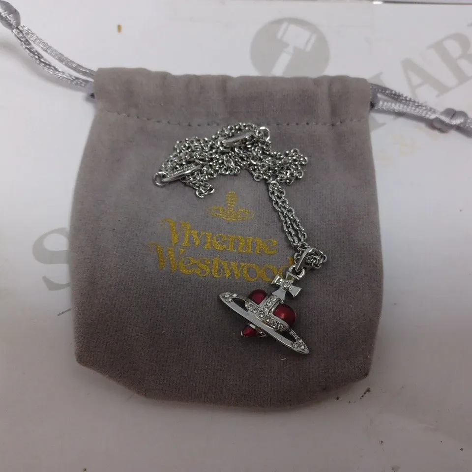VIVIENNE WESTWOOD SILVER EFFECT MAYFAIR NECKLACE