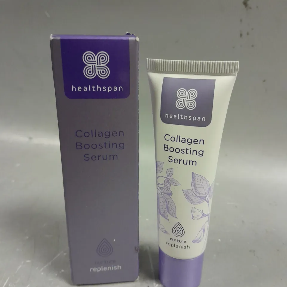 BOXED HEALTHSPAN COLLAGEN BOOSTING SERUM - 30ML