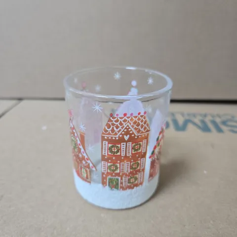 BOX OF APPROX 48 GISELA GRAHAM LONDON CHRISTMAS THEMED TEALIGHT HOLDERS