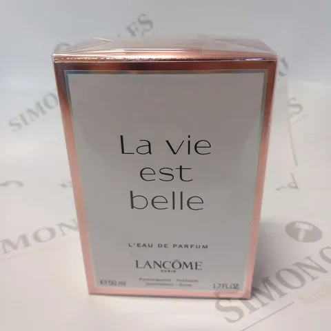 BOXED AND SEALED LANCÔME "LA VIE EST BELLE" EAU DE PARFUM 50ML 