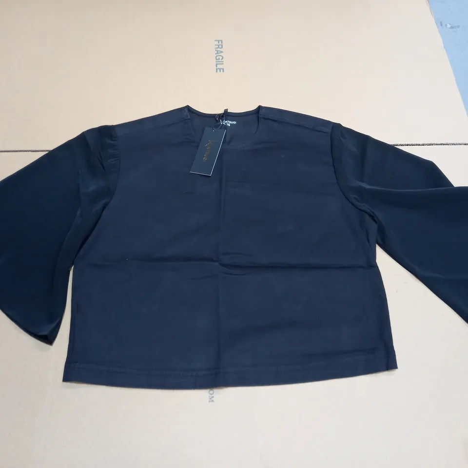 10 X KINTSUGI BLACK CROP TOP 16-18 SIZE 
